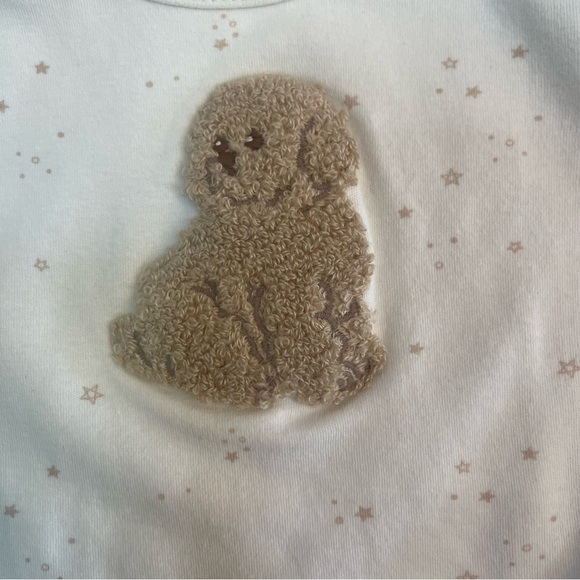 Rabbit & Bear 0-3M Baby Outfit - Long Sleeve Top and Footed Pants - Picture 8 of 9